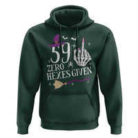 60th Birthday Halloween Hoodie 59 Plus Middle Finger Zero Hexes Given Gift For Women