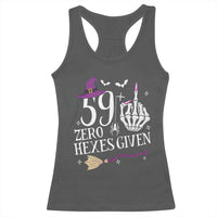 60th Birthday Halloween Racerback Tank Top 59 Plus Middle Finger Zero Hexes Given Gift For Women