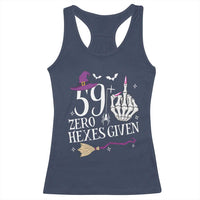 60th Birthday Halloween Racerback Tank Top 59 Plus Middle Finger Zero Hexes Given Gift For Women