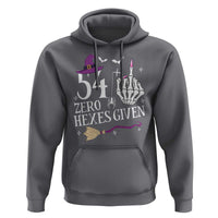 55th Birthday Halloween Hoodie 54 Plus Middle Finger Zero Hexes Given Gift For Women