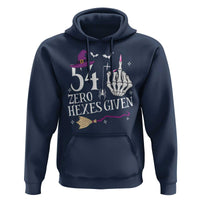 55th Birthday Halloween Hoodie 54 Plus Middle Finger Zero Hexes Given Gift For Women