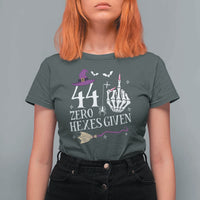 45th Birthday Halloween T Shirt For Women 44 Plus Middle Finger Zero Hexes Given Gift For Women