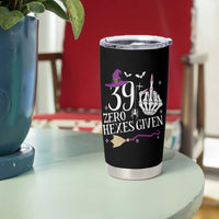 40th Birthday Halloween Tumbler Cup 39 Plus Middle Finger Zero Hexes Given Gift For Women