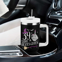 40th Birthday Halloween Tumbler With Handle 39 Plus Middle Finger Zero Hexes Given Gift For Women