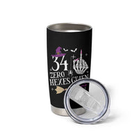 35th Birthday Halloween Tumbler Cup 34 Plus Middle Finger Zero Hexes Given Gift For Women