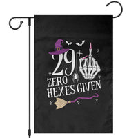30th Birthday Halloween Garden Flag 29 Plus Middle Finger Zero Hexes Given Gift For Women