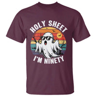 90th Birthday Halloween Ghost T Shirt Holy Sheet I'm Ninety