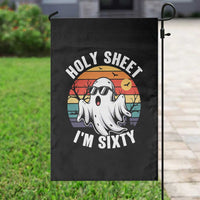 60th Birthday Halloween Ghost Garden Flag Holy Sheet I'm Sixty
