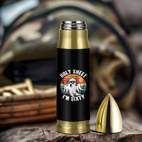 60th Birthday Halloween Ghost Bullet Tumbler Holy Sheet I'm Sixty