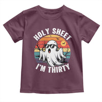 30th Birthday Halloween Ghost Toddler T Shirt Holy Sheet I'm Thirty