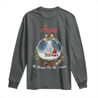 Jesus Santa Christmas Long Sleeve Shirt The Reason For The Season - Wonder Print Shop