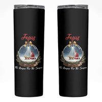 Jesus Santa Christmas Skinny Tumbler The Reason For The Season - Wonder Print Shop