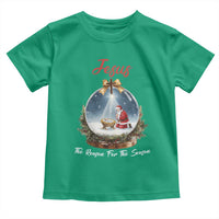 Jesus Santa Christmas Toddler T Shirt The Reason For The Season - Wonder Print Shop