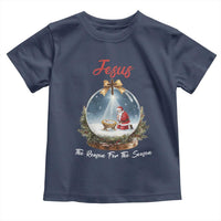 Jesus Santa Christmas Toddler T Shirt The Reason For The Season - Wonder Print Shop