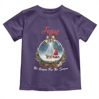 Jesus Santa Christmas Toddler T Shirt The Reason For The Season - Wonder Print Shop