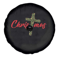 Christian Christmas Spare Tire Cover Cross Lights Faith - Wonder Print Shop