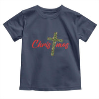Christian Christmas Toddler T Shirt Cross Lights Faith - Wonder Print Shop