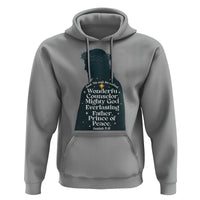 Christian Jesus Hoodie Cross Bible Verse Inspirational Isalah 9:6 - Wonder Print Shop
