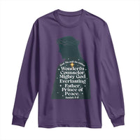 Christian Jesus Long Sleeve Shirt Cross Bible Verse Inspirational Isalah 9:6 - Wonder Print Shop