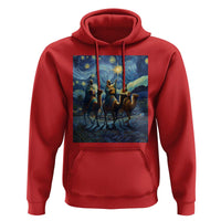Three Kings Hoodie Nativity Scene Starry Night Christian Christmas - Wonder Print Shop