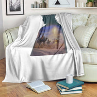 Three Wise Men Nativity Scene Throw Blanket Christian Jesus Faith - Wonder Print Shop