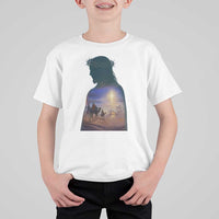 Three Wise Men Nativity Scene T Shirt For Kid Christian Jesus Faith - Wonder Print Shop