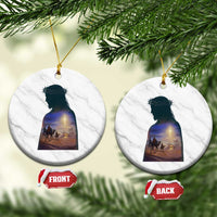 Three Wise Men Nativity Scene Ceramic Ornament Christian Jesus Faith - Wonder Print Shop