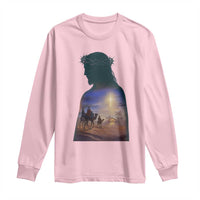 Three Wise Men Nativity Scene Long Sleeve Shirt Christian Jesus Faith - Wonder Print Shop