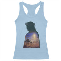Three Wise Men Nativity Scene Racerback Tank Top Christian Jesus Faith - Wonder Print Shop