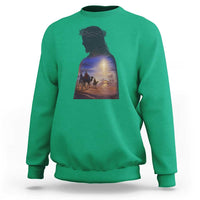 Three Wise Men Nativity Scene Sweatshirt Christian Jesus Faith - Wonder Print Shop