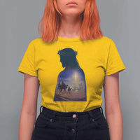 Three Wise Men Nativity Scene T Shirt For Women Christian Jesus Faith - Wonder Print Shop