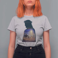 Three Wise Men Nativity Scene T Shirt For Women Christian Jesus Faith - Wonder Print Shop