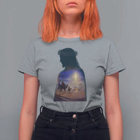 Three Wise Men Nativity Scene T Shirt For Women Christian Jesus Faith - Wonder Print Shop
