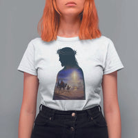Three Wise Men Nativity Scene T Shirt For Women Christian Jesus Faith - Wonder Print Shop