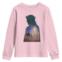 Three Wise Men Nativity Scene Youth Sweatshirt Christian Jesus Faith - Wonder Print Shop