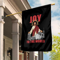 Jesus Christmas Garden Flag Joy To The World Christian - Wonder Print Shop