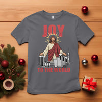 Jesus Christmas T Shirt Joy To The World Christian - Wonder Print Shop