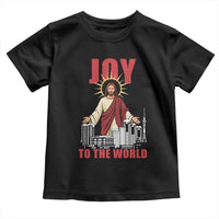 Jesus Christmas Toddler T Shirt Joy To The World Christian - Wonder Print Shop