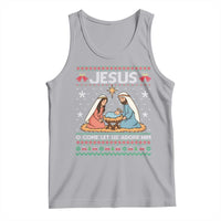 Nativity Scene Christmas Tank Top Baby Jesus Christian Xmas - Wonder Print Shop
