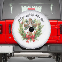 Cross Christmas Spare Tire Cover O Come Let Us Adove Him - Wonder Print Shop