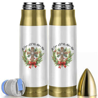Cross Christmas Bullet Tumbler O Come Let Us Adove Him - Wonder Print Shop