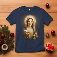 Virgin Mary Maria T Shirt Catholic Christian Faith - Wonder Print Shop