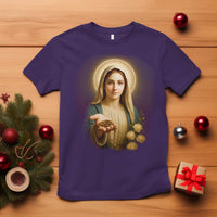 Virgin Mary Maria T Shirt Catholic Christian Faith - Wonder Print Shop