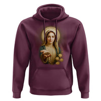 Virgin Mary Maria Hoodie Catholic Christian Faith - Wonder Print Shop