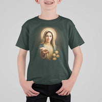 Virgin Mary Maria T Shirt For Kid Catholic Christian Faith - Wonder Print Shop
