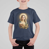 Virgin Mary Maria T Shirt For Kid Catholic Christian Faith - Wonder Print Shop