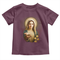 Virgin Mary Maria Toddler T Shirt Catholic Christian Faith - Wonder Print Shop
