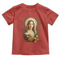 Virgin Mary Maria Toddler T Shirt Catholic Christian Faith - Wonder Print Shop