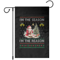 Jesus Christmas Garden Flag Santa With Jesus Baby Reason Xmas - Wonder Print Shop