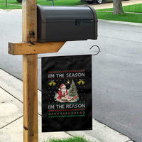 Jesus Christmas Garden Flag Santa With Jesus Baby Reason Xmas - Wonder Print Shop
